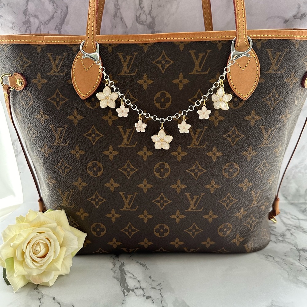 Handmade Bag Charm. For Designer/Luxury Bags.(Displayed on bag for reference)